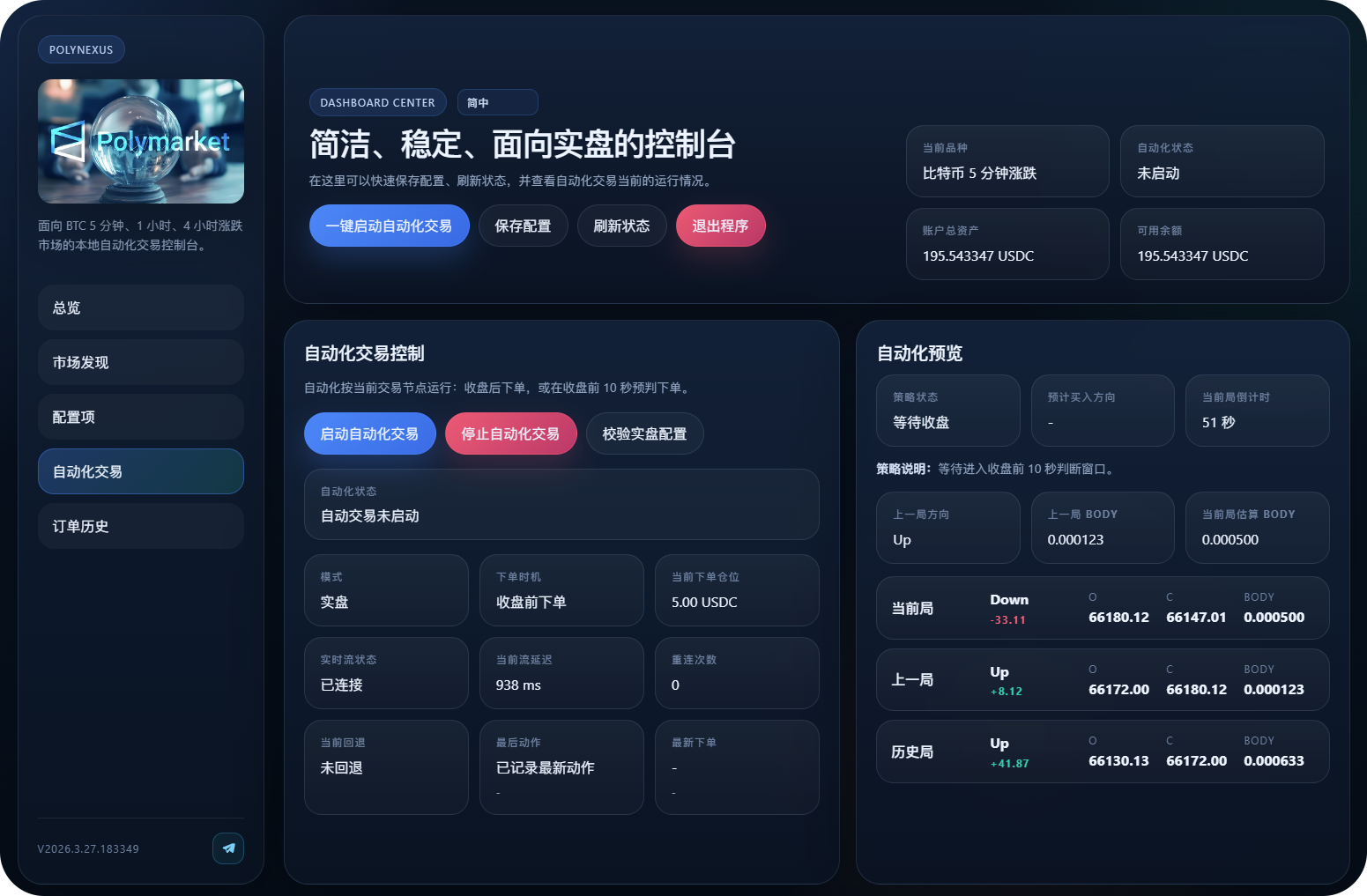 PolyNexus automation trading